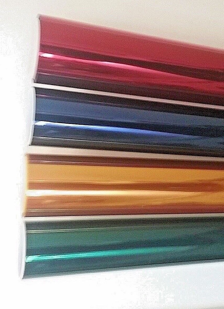 BLUE GREEN YELLOW RED COLOR WINDOW FILM DECORATIVE TRANSPARENT PROLINE TINT