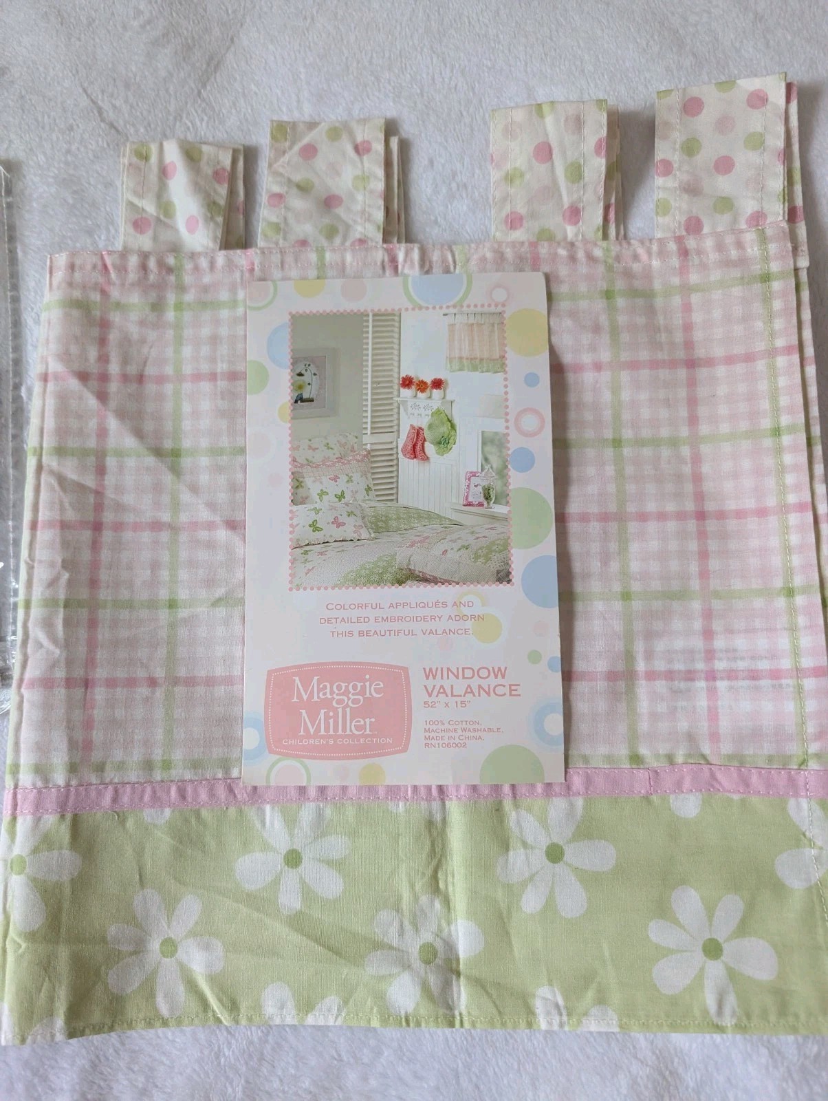Window Wallace For Baby Kids Girls Room Pink Lime Curtain Decoration For Window