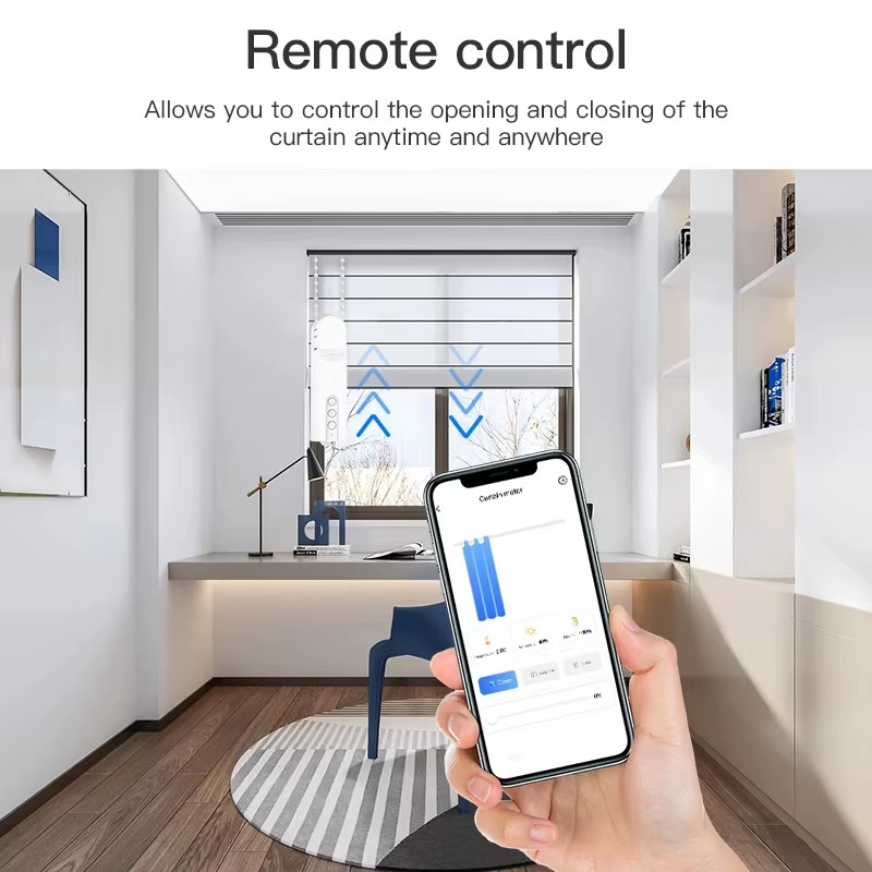 Tuya Zigbee Smart Motorised Blind Automatic Electric Roller Shutter Shadows Robo