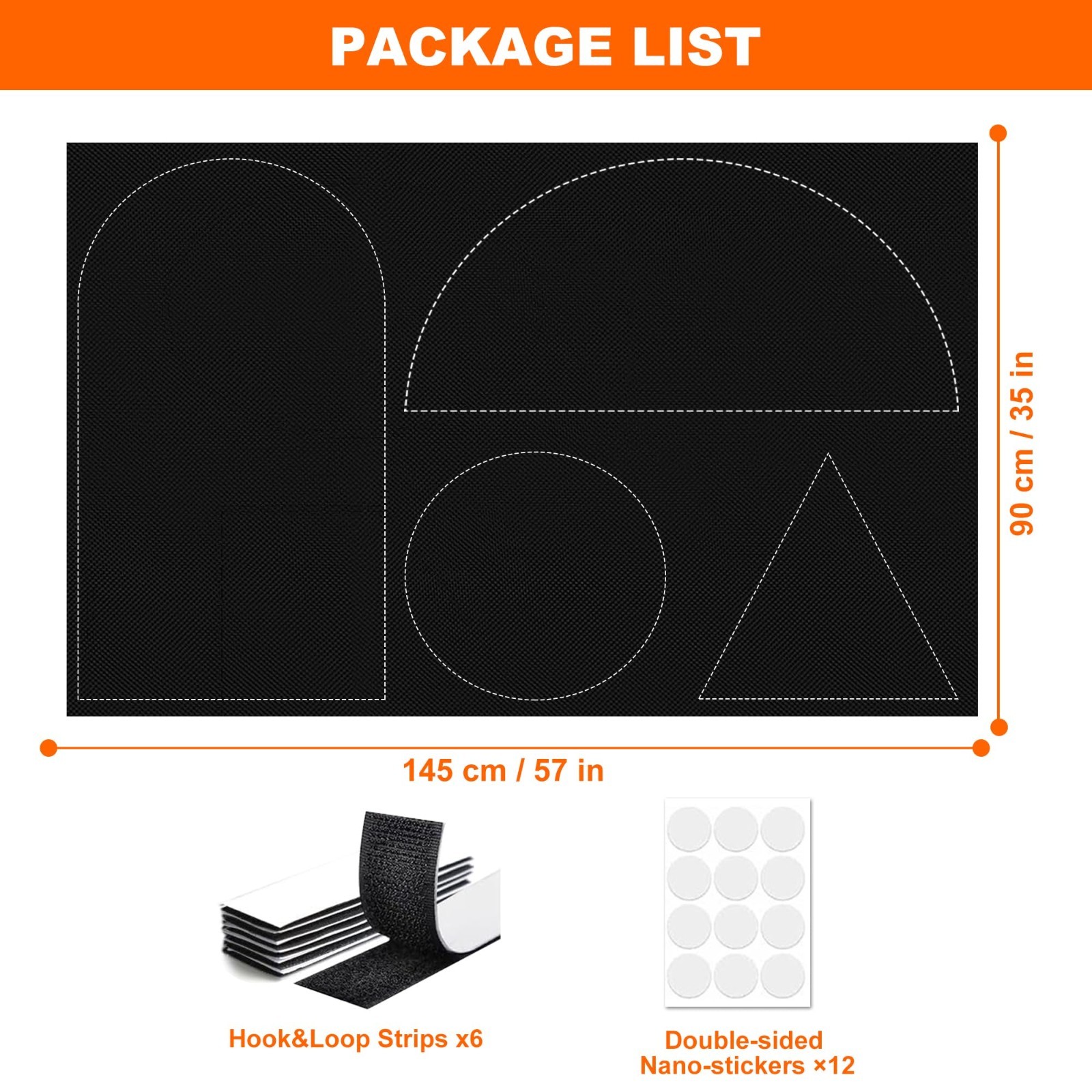Black Out Window Cover Portable Blackout Curtain for Bedroom Blackout Blinds