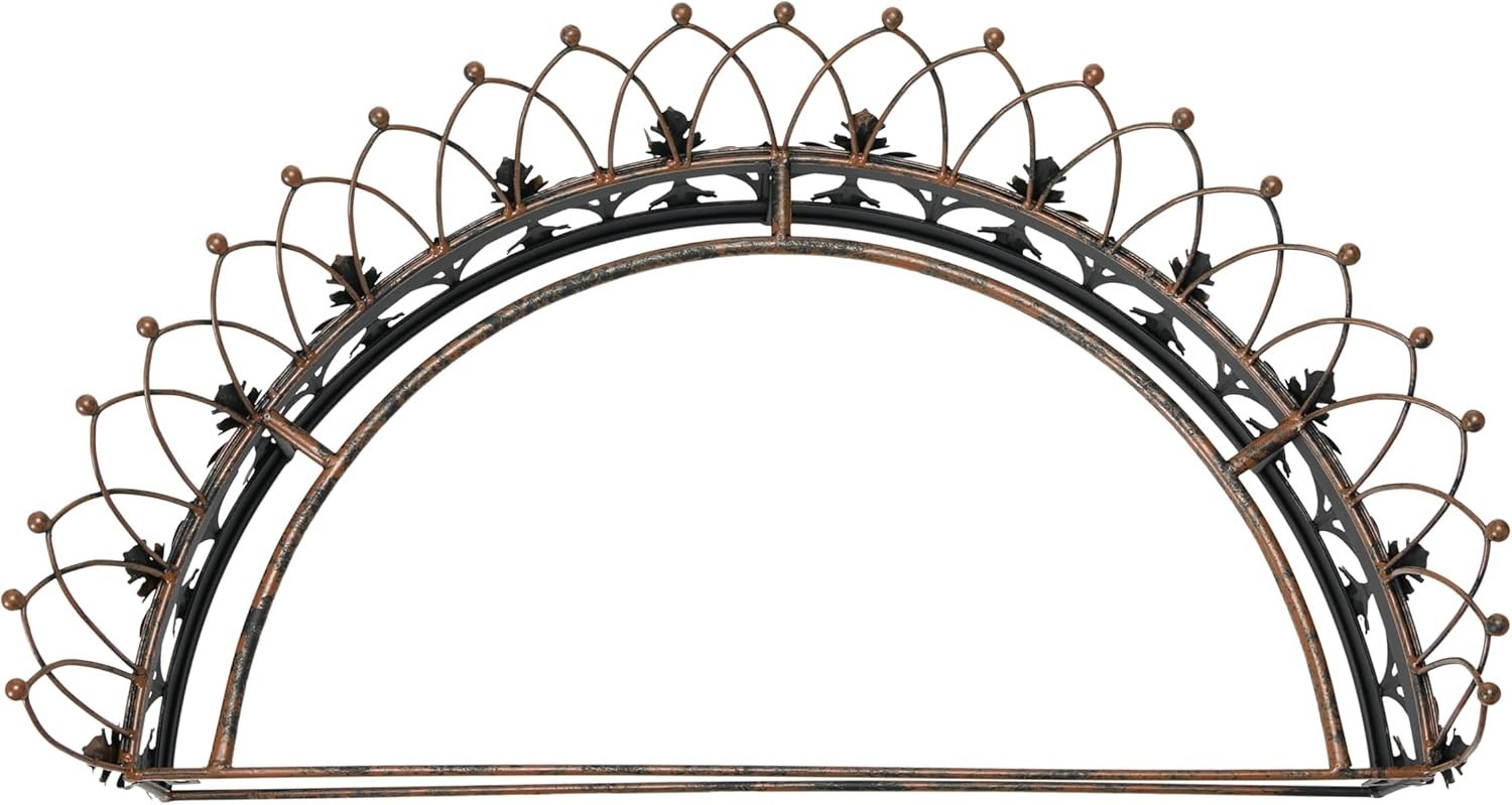 Decorative Metal Curtain Rod Crown Rustic Finish Canopy Bed Crown Royal