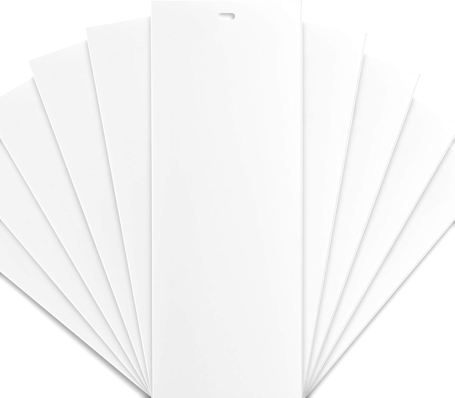 Custom Length White Vinyl Replacement Slats for Vertical Blinds – 82.5″ x 3.5″