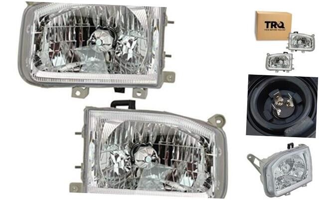 Pair Headlight Assembly Left+Right Replacement for Nissan Pathfinder 1999-2004