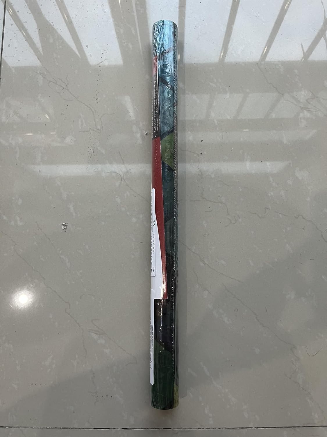 Colorful Lattice Window Tint: UV-Blocking Stained Glass Film 17.3 x 78.7 inches