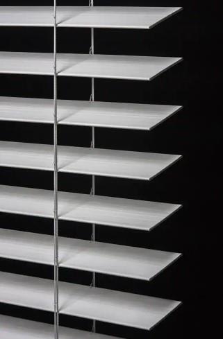 White Cordless Room Darkening 2.5″ Premium Faux Wood Blind 22.5″W x 48″L