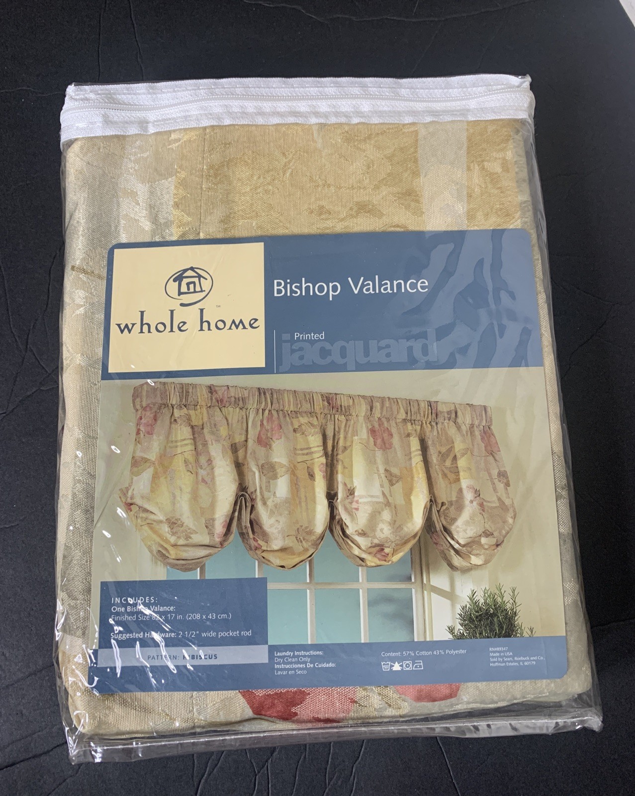 Whole Home Bishop Valance Size 82 X 17 In (208x 43cm.)