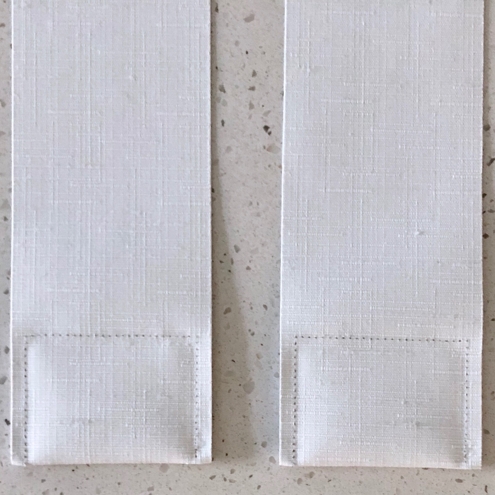 NEW White/ Off White Fabric Vertical Blinds