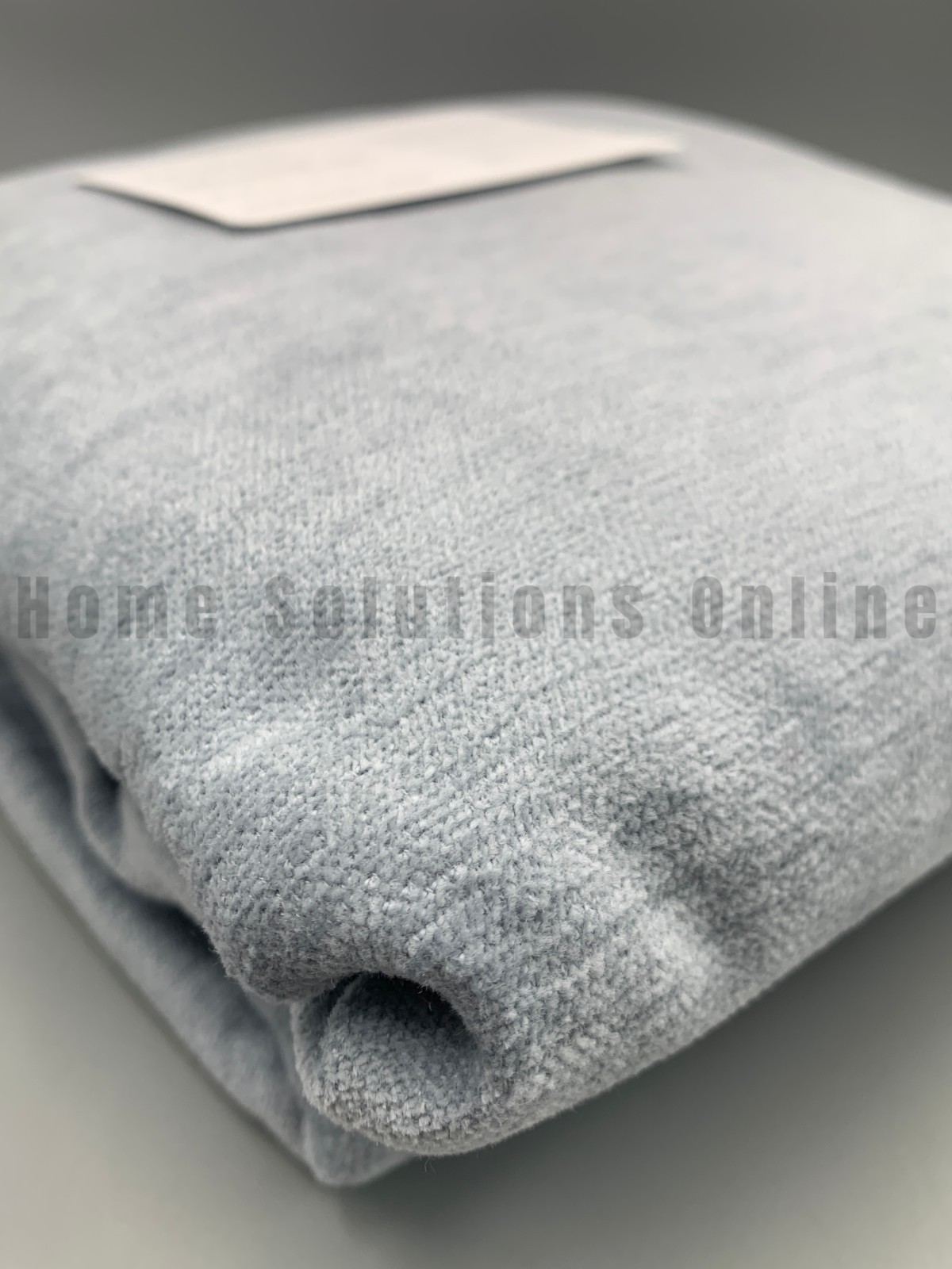 Pottery Barn Cozy Cloud Cotton Chenille Blackout Curtain Chambray 84″ #B1061