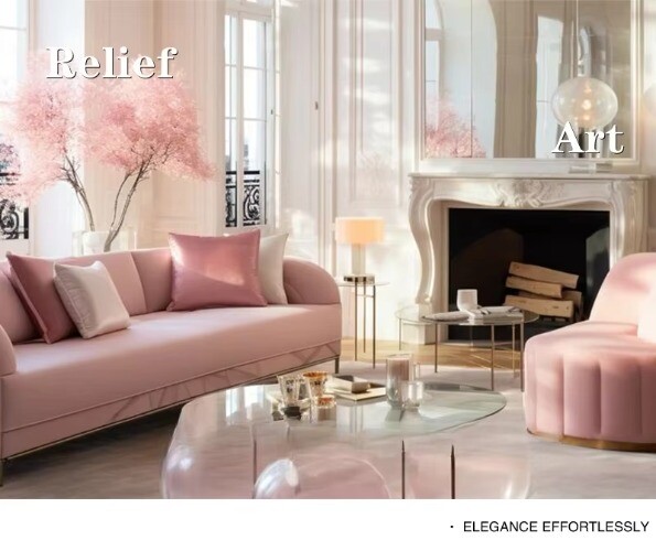 New French Luxury Velvet Curtains Room Princess High-end Villa Style Textured