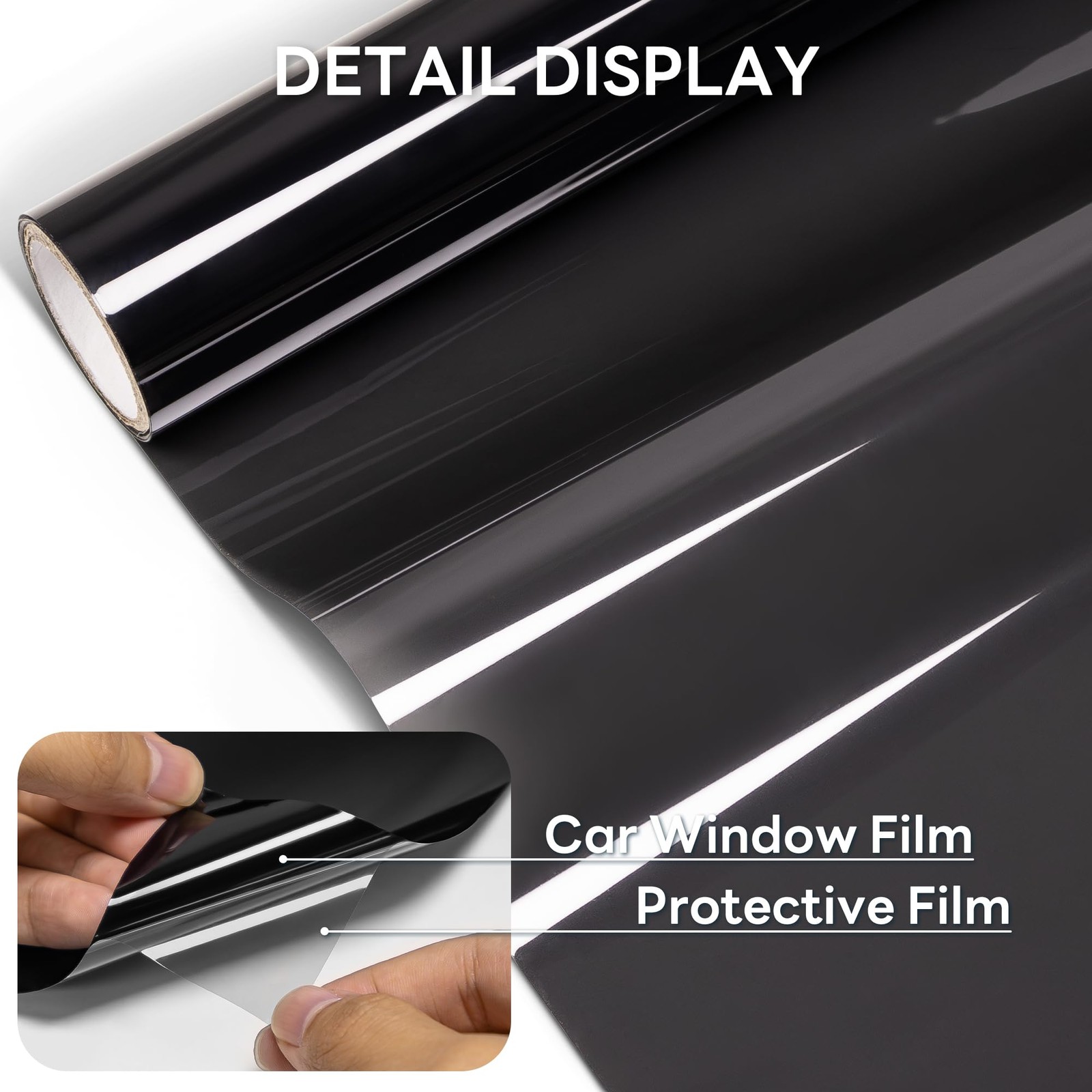 5% VLT Ceramic Car Window Tint Film – 20in x 10ft Privacy Anti-Glare & Heat R…