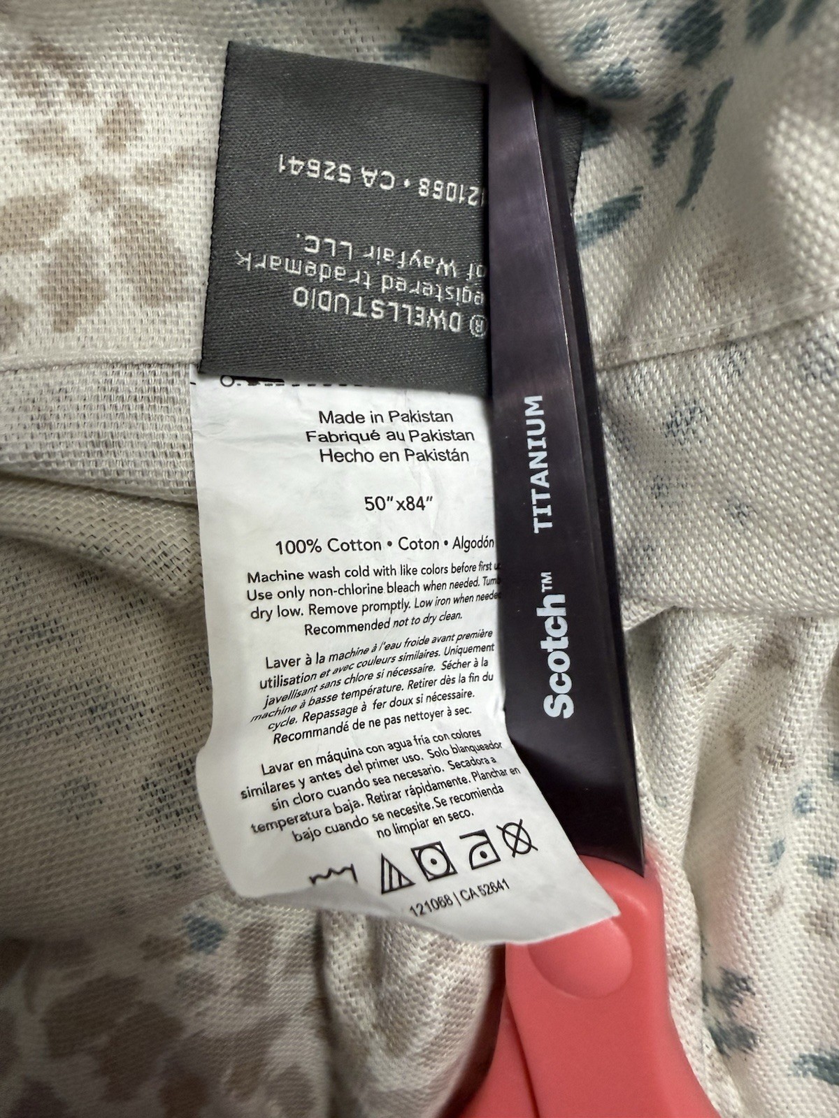 Dwell Studio Curtains 100% Cotton 2 Panels 50×84