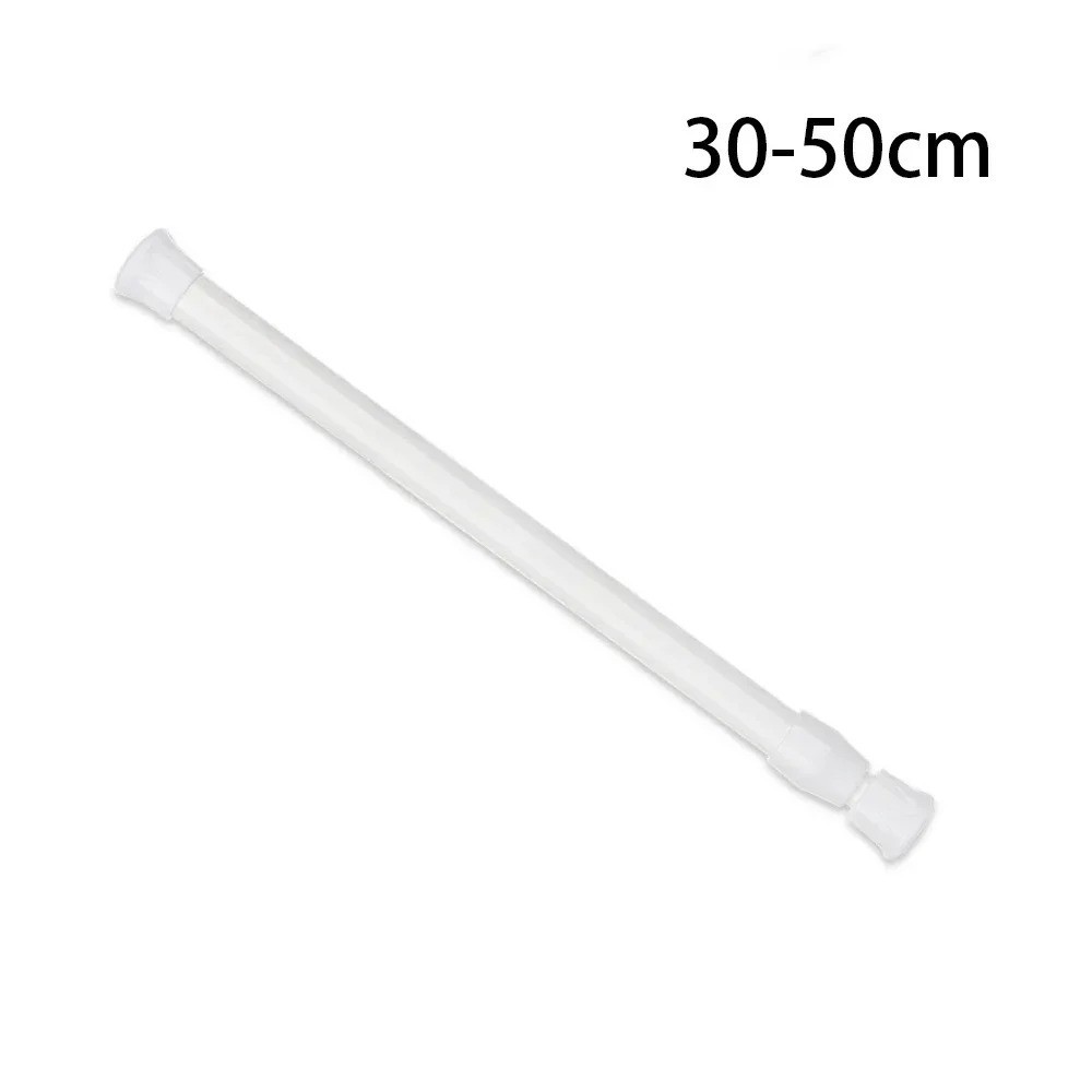 Telescopic Curtain Rod 30-90CM Spring Tension Extendable Window Pole