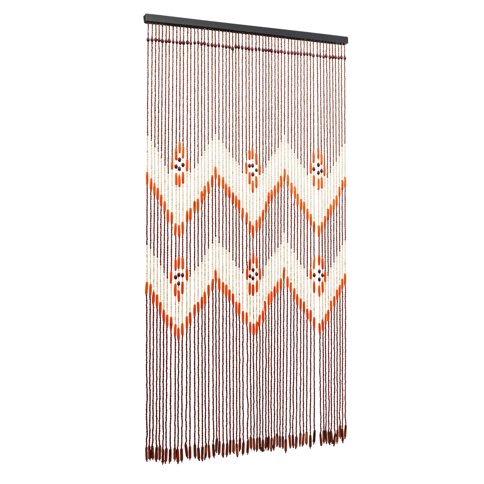 Wavy Shape Door String Curtains for Doorways Bamboo Door Curtain Privacy Decor