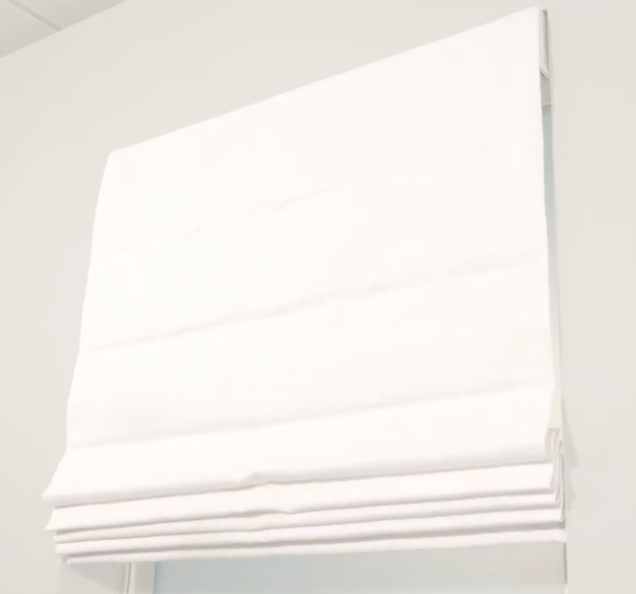 Roman Blinds/Shades 2 x 46″ wide x 77″ length, Light filtering liner, Pull cord