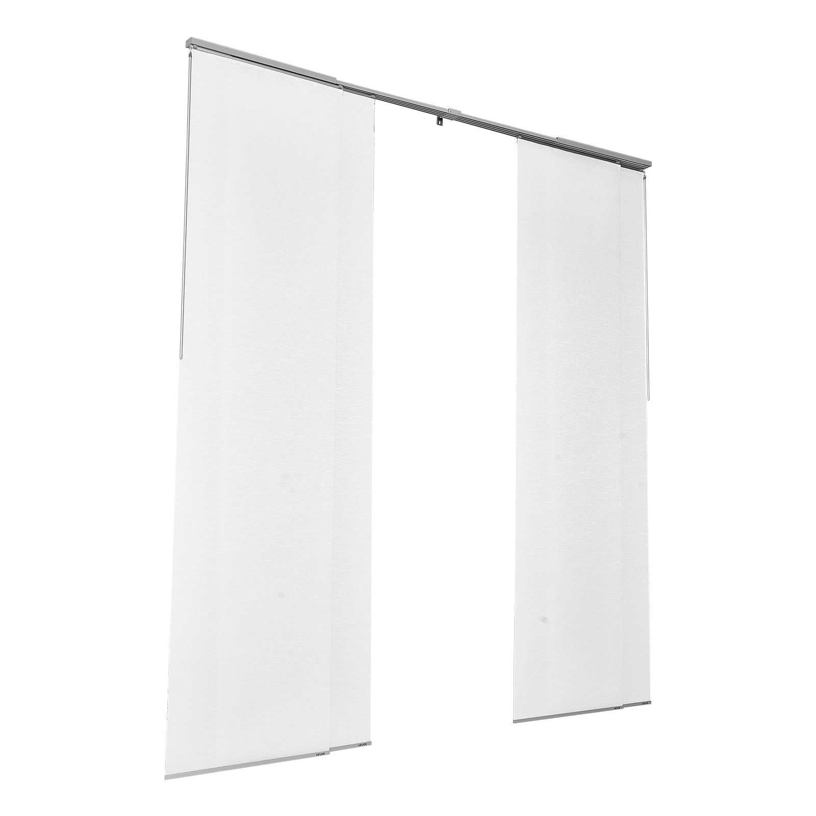 VEVOR Panel Track Blinds Extendable Track from 45.8 in to 86 in W Trimmable