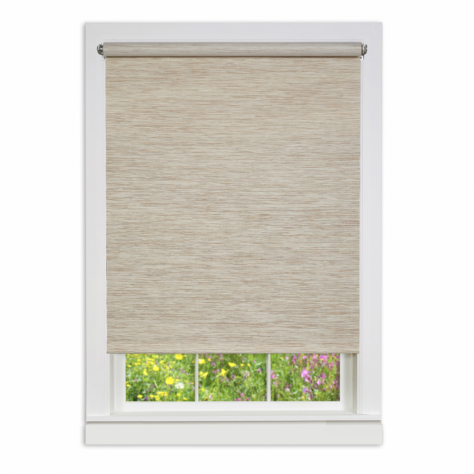 Light Filtering Woven Natural Cordless Privacy Jute Windows Shade, Natural