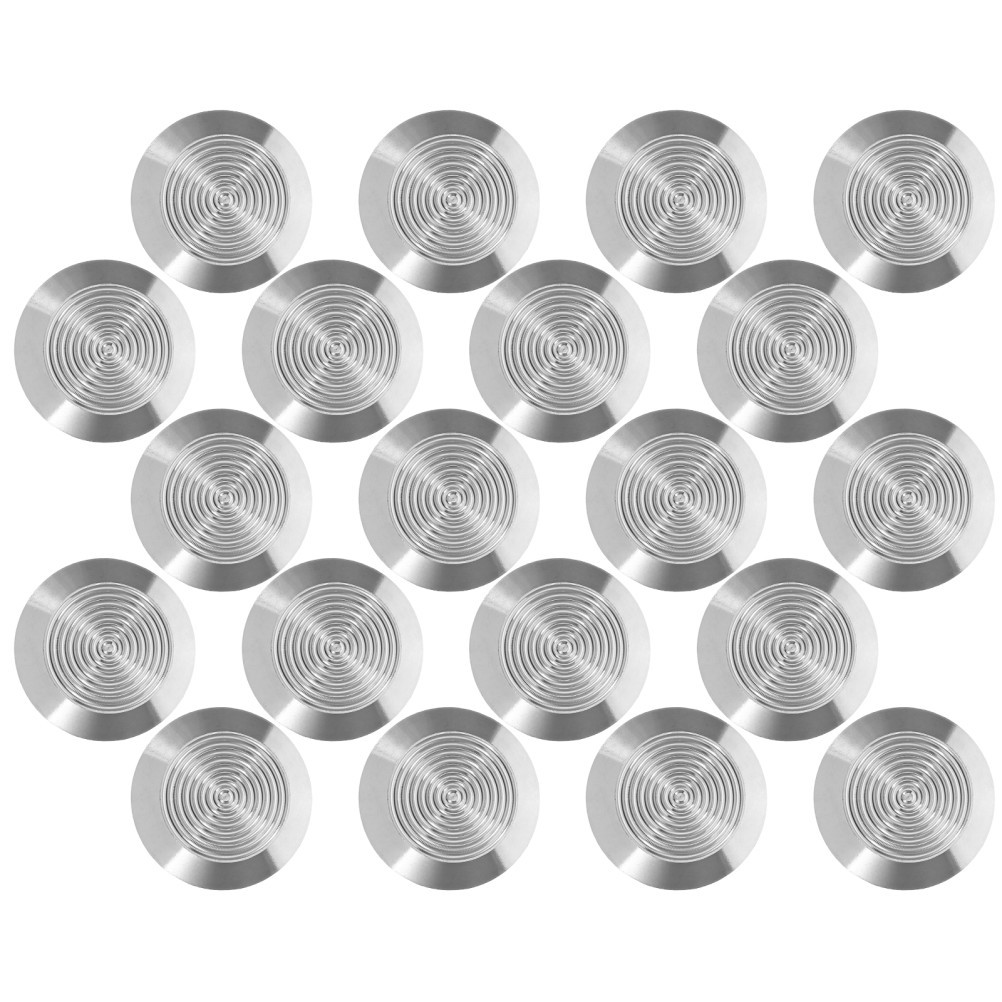 20Pcs Durable Stainless Steel Tactile Paving Studs Non Slip Blind Sidewalk Nails
