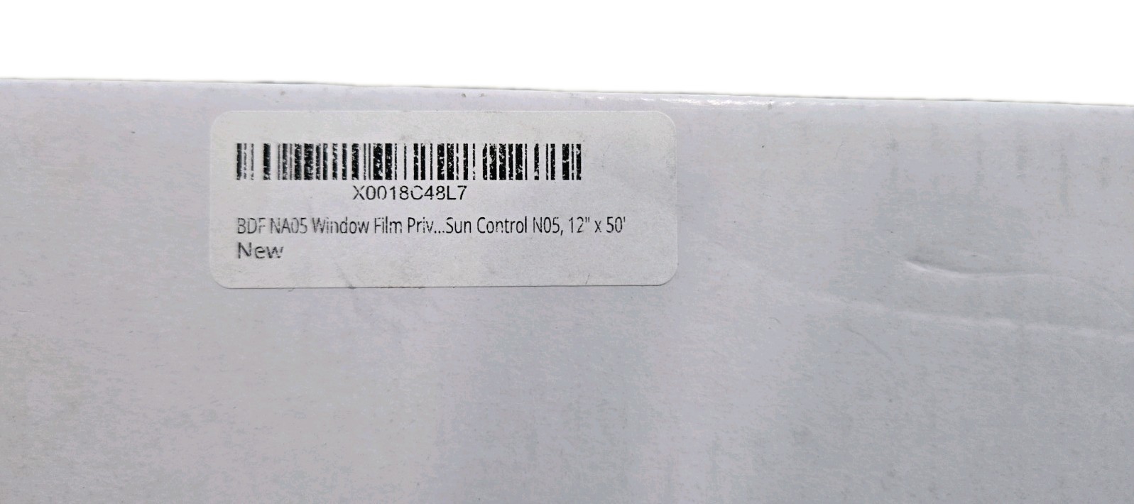 BDF Professional Premium Window Film NA05 Black Sun Control 12″ × 50′ NEW Dark