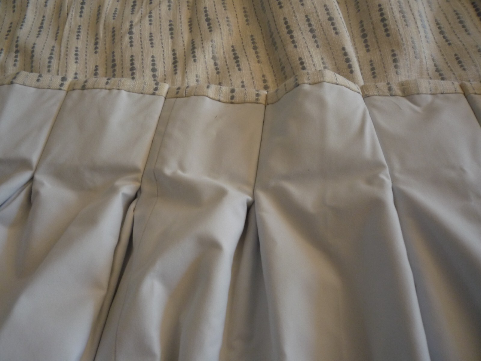 CUSTOM MADE LINEN DOUBLE LINED BLACKOUT PLEATED DRAPE 39″X109″ PANEL GORGEOUS