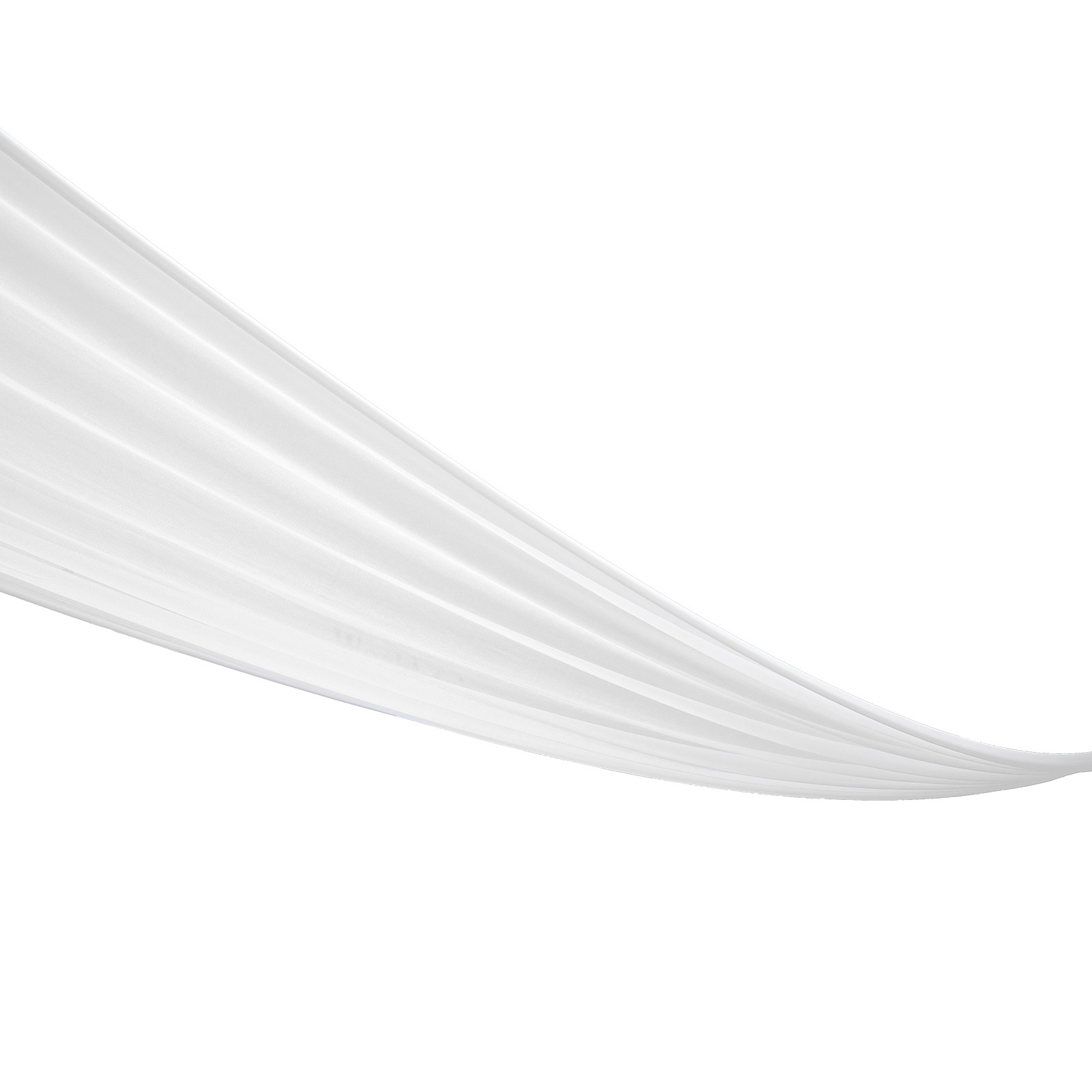 6Pc White Chiffon Ceiling Drapes 15 × 5 Ft Panels For Wedding Party Backdrop