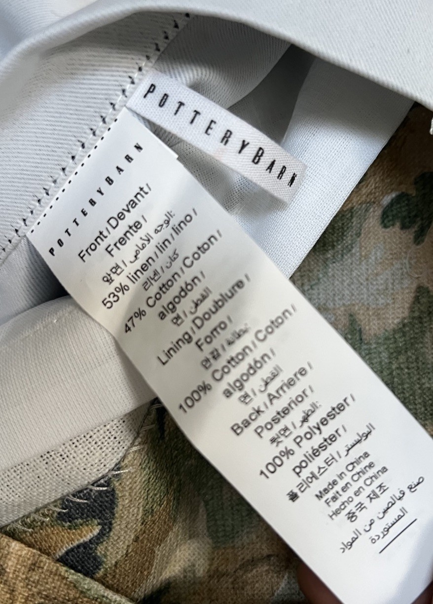 New Pottery Barn Greenwood Blackout Curtain panel (one)1- 50×96 NWOT