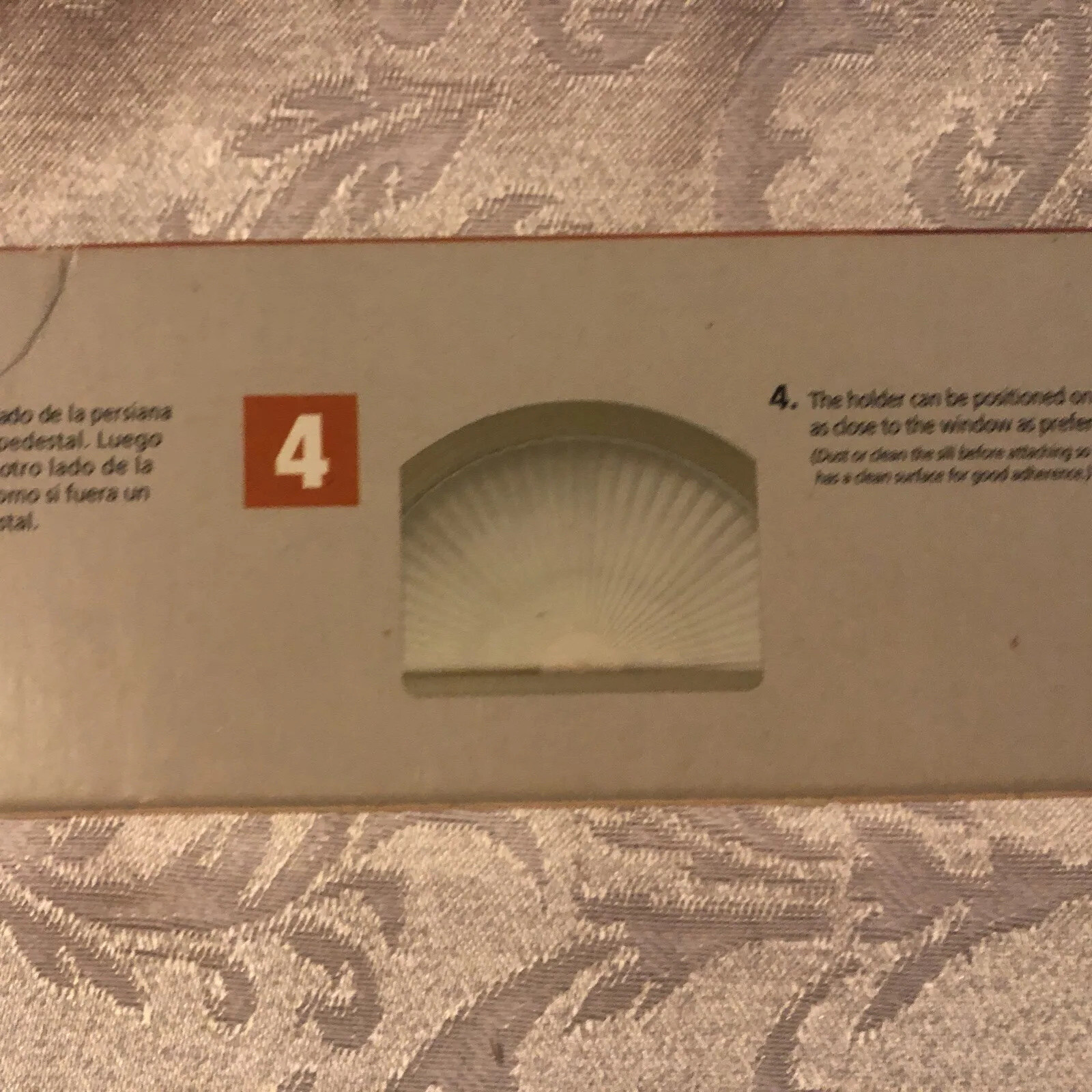 Arched Window Shade Half Round Window Pleated Fabric White By Redi Shade. New.
