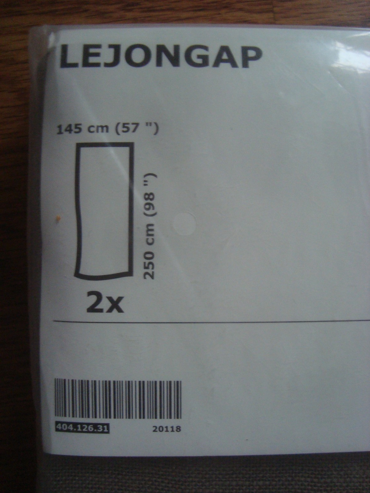 Ikea 100% LINEN Pair of Curtains 57 x 98 ” Lin Panels in Rustic Classic Dk Beige