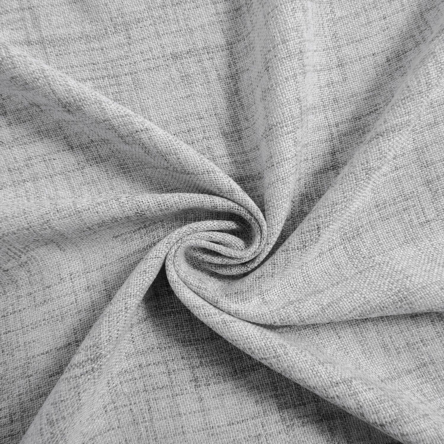 2 Panel Semi Sheer Curtains Cotton Linen Window Drapes Boho Living Room Decor