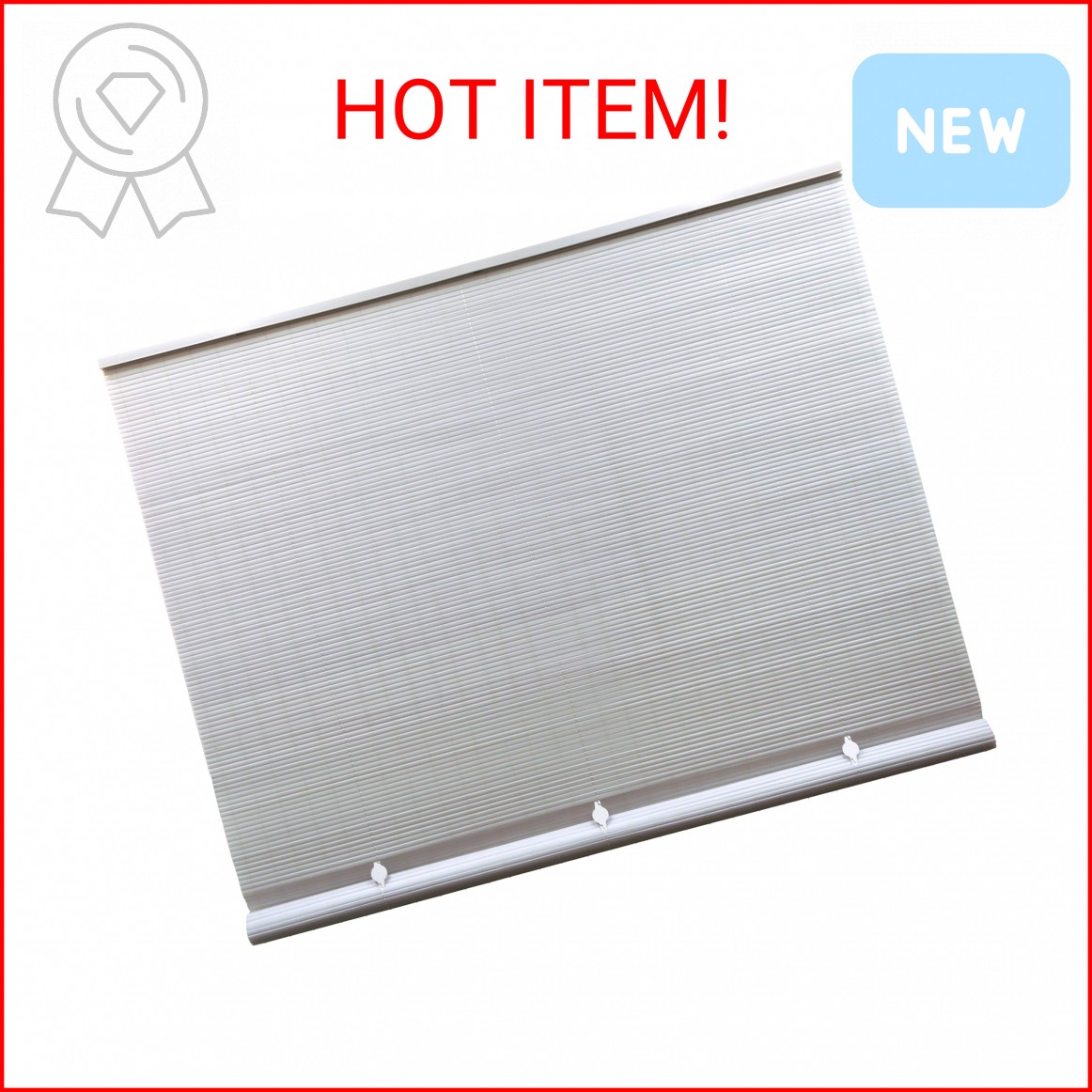 Radiance Cordless Outdoor Shades for Porch, Patio & Windows – Waterproof PVC Bli