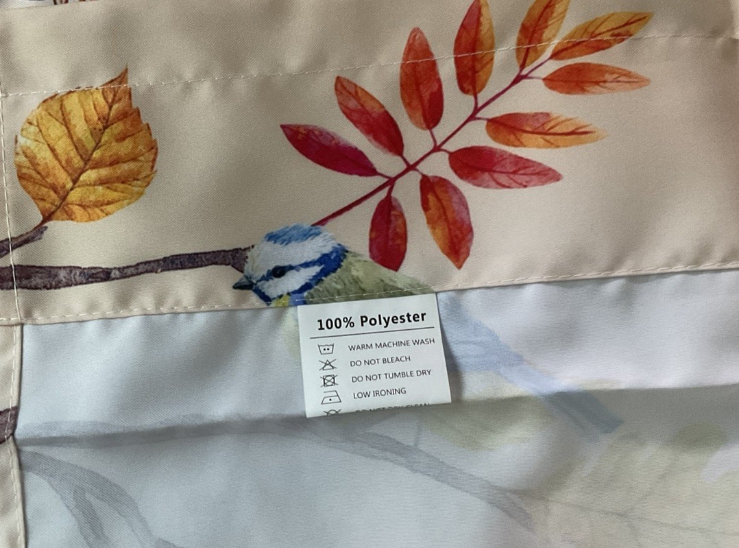 Unbranded Fall/Autumn Hello Fall Curtain/Valance 42 X 12” New