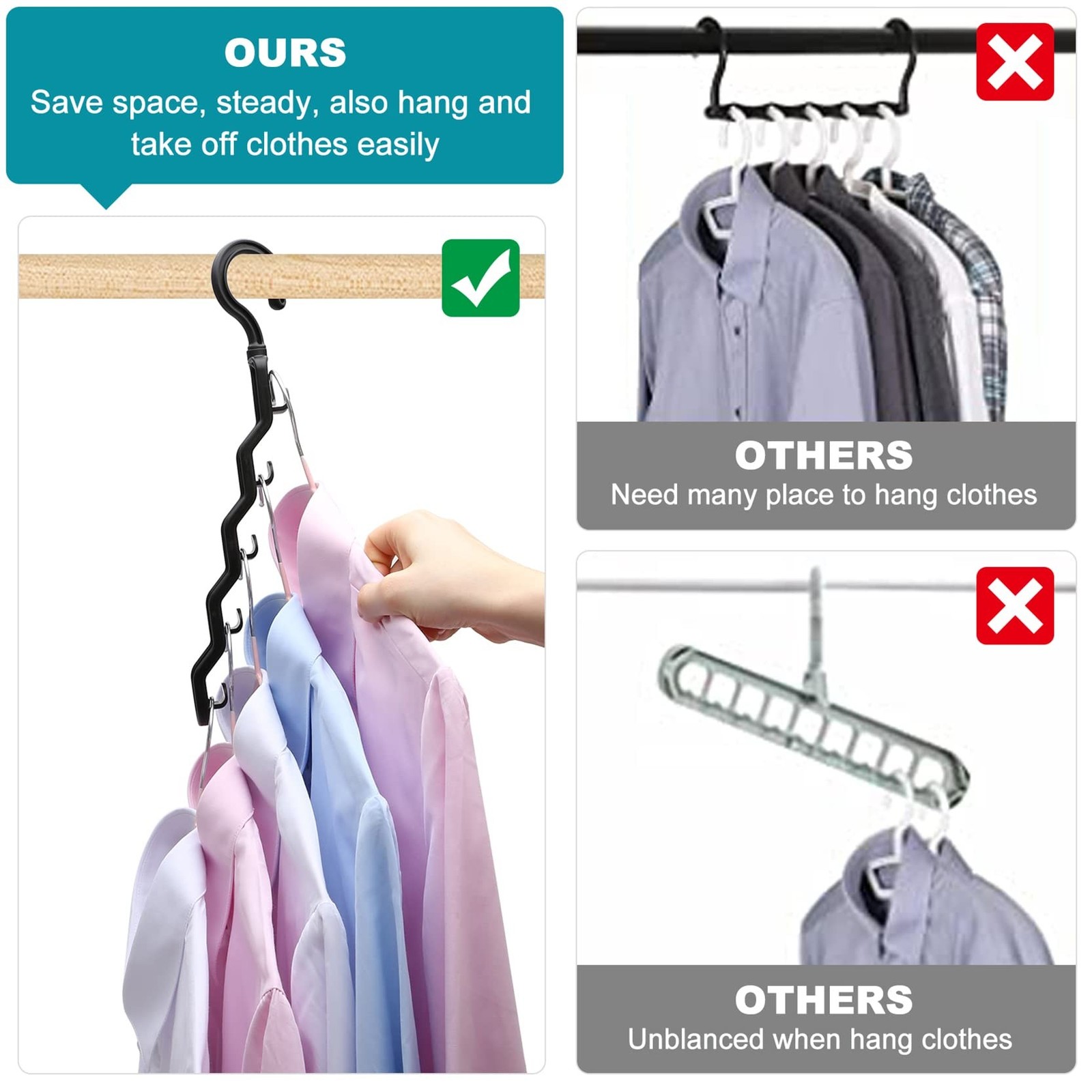 Closet Organizers and Storage,Upgraded Organization and Storage Clothes Hange…