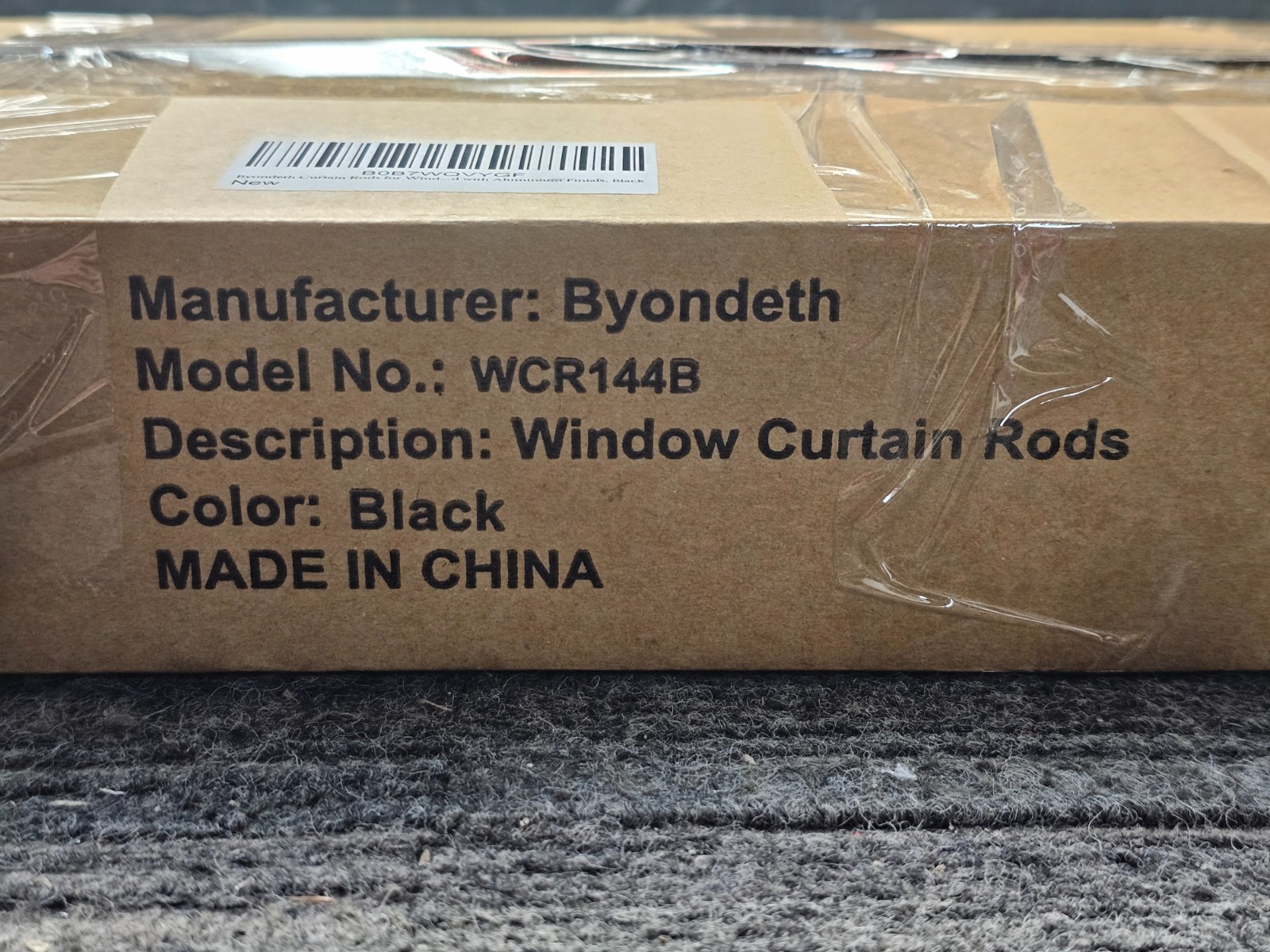 (QTY 9)Byondeth Curtain Rods for Windows 16 to 144 Inch Adjustable Length 1″ Dia