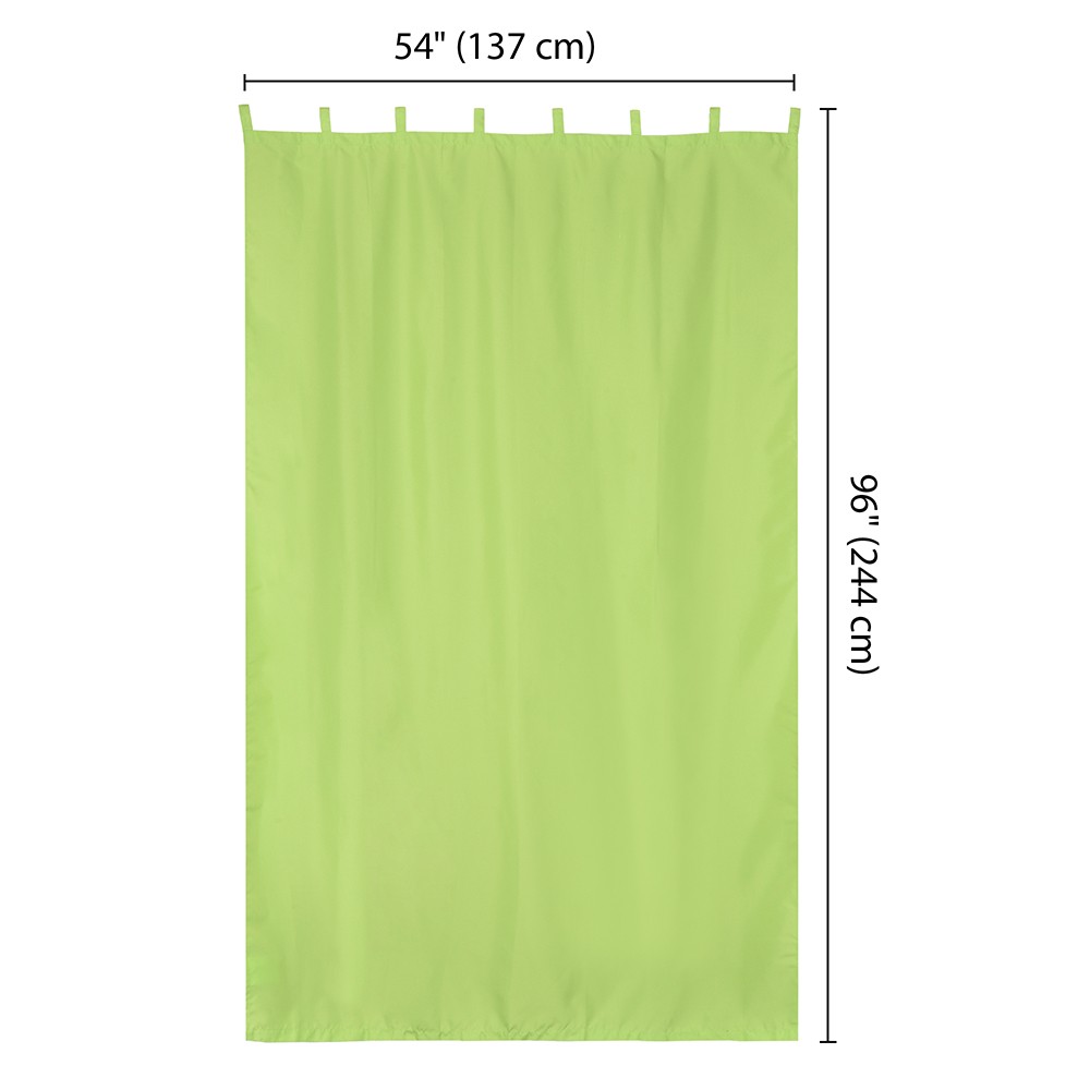 54″x96″ Outdoor Curtain Tab Top Drape UV30+ Pergola Porch Pavilion 1 Piece