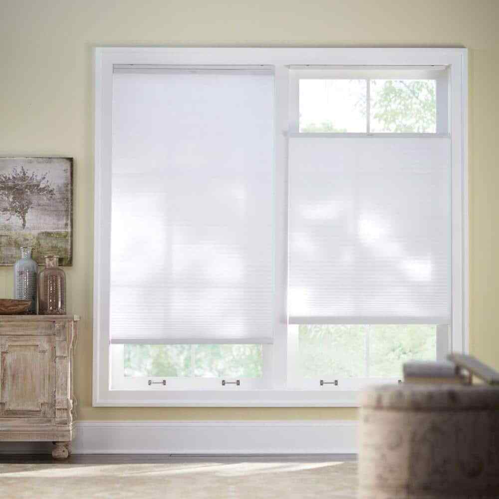 Home Decorators Snow Drift 35 in. W x 48 in. L Cordless Light Filtering Shades