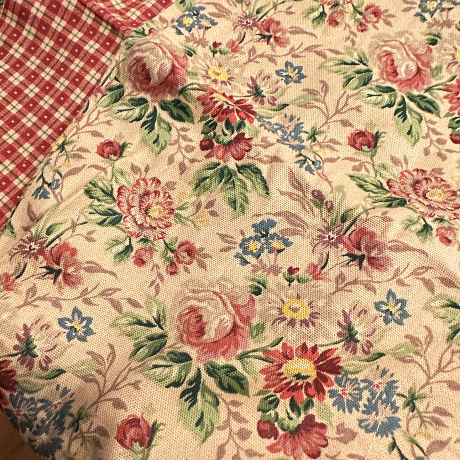 Set of 2 Double Layered Valances Fabric 56 x 15 inches 1.5 Inch Rod Pocket