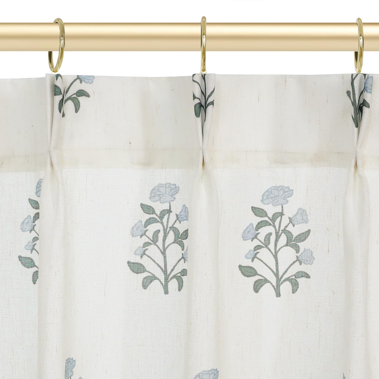 Cafe Curtains for Kitchen Pinch Pleated Small Window Curtains Over Sink