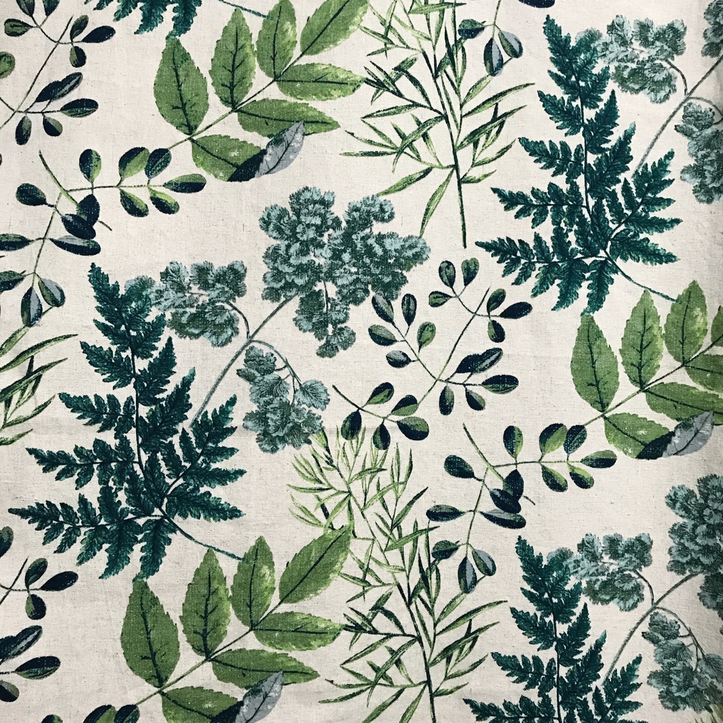 Green Leaf Botanical Curtains Handcrafted Custom Window Drapery Panels