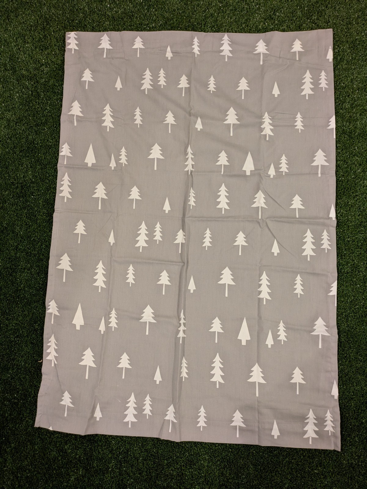 Cloud Island Blackout Curtain Panels Tree Print 42″ x 61″ Gray & White (3 avail)
