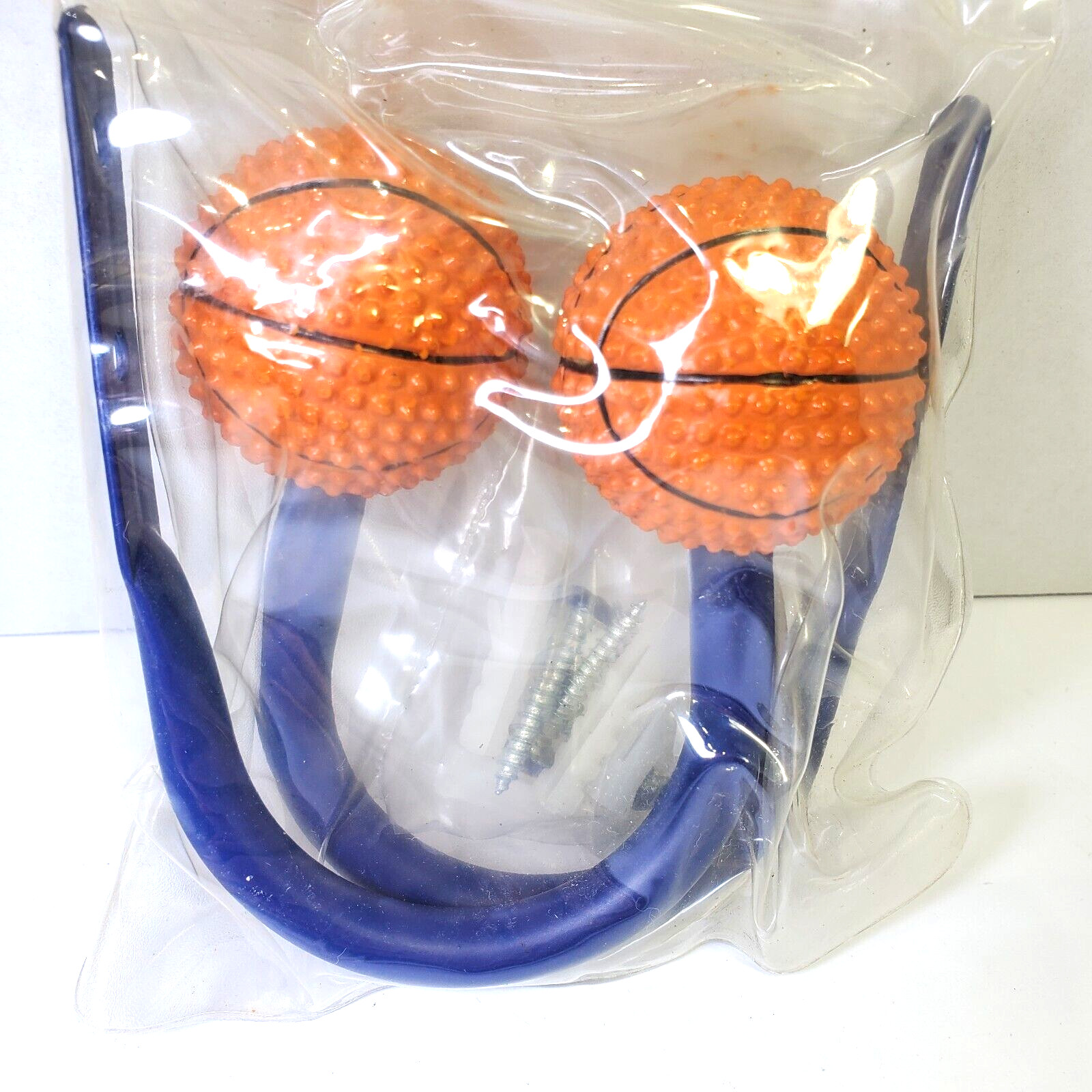 Curtain Hold Back Window Hardware Basketball Themed Kids Room NOS 2003 Target