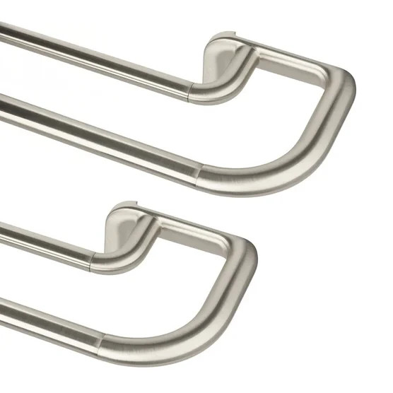 Umbra Twilight Double Curtain Rod Set – TWO SETS 66 to 144 inches