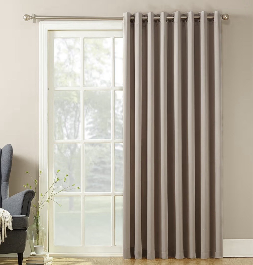 Sun Zero Grommet Top Lichtenberg Beige Curtains 100 in x 84 (One panel)