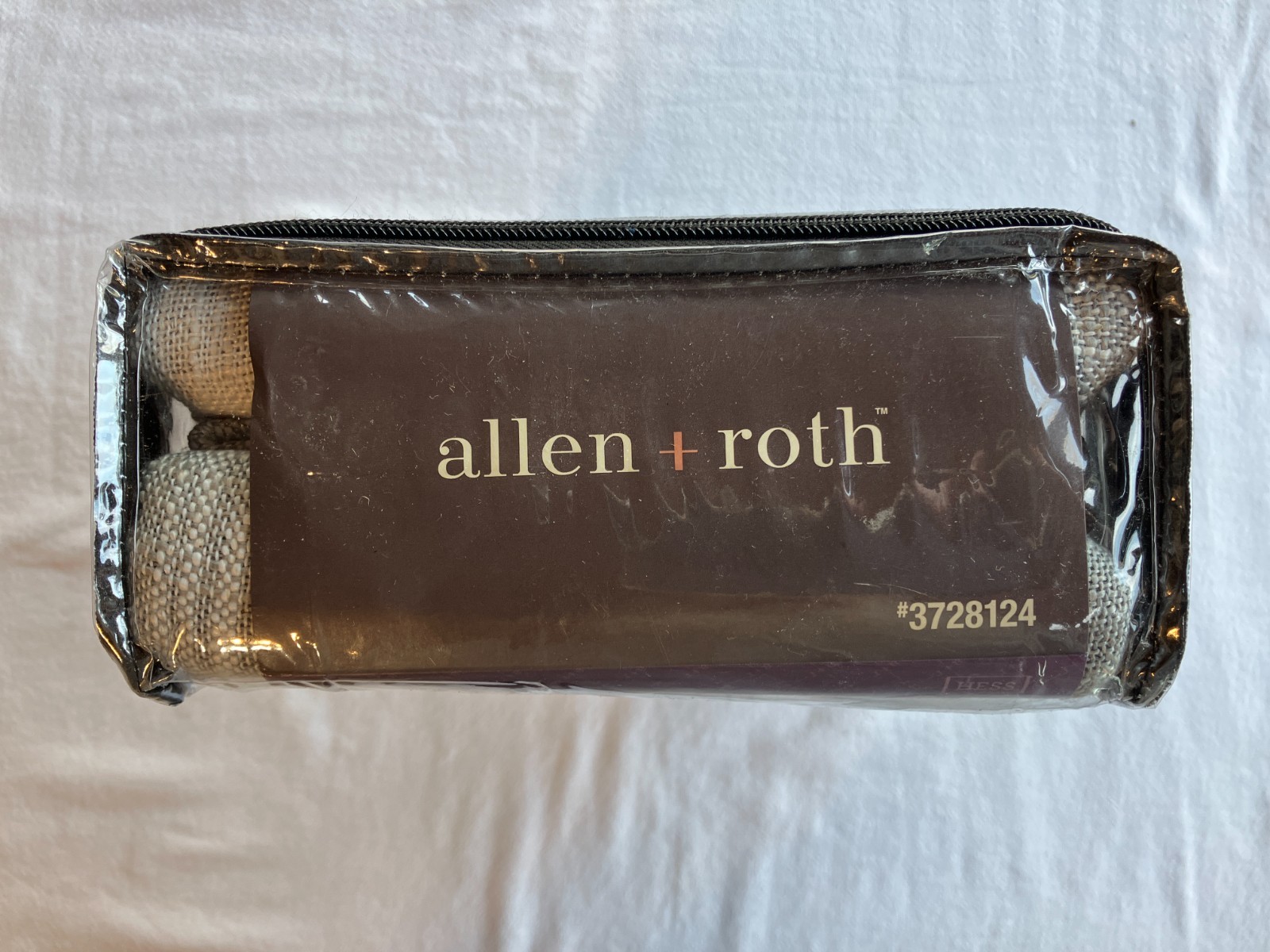 Allen + Roth 3728124 50” x 95” Curtain Panel, Gray Plaid, Rod Pocket, Single