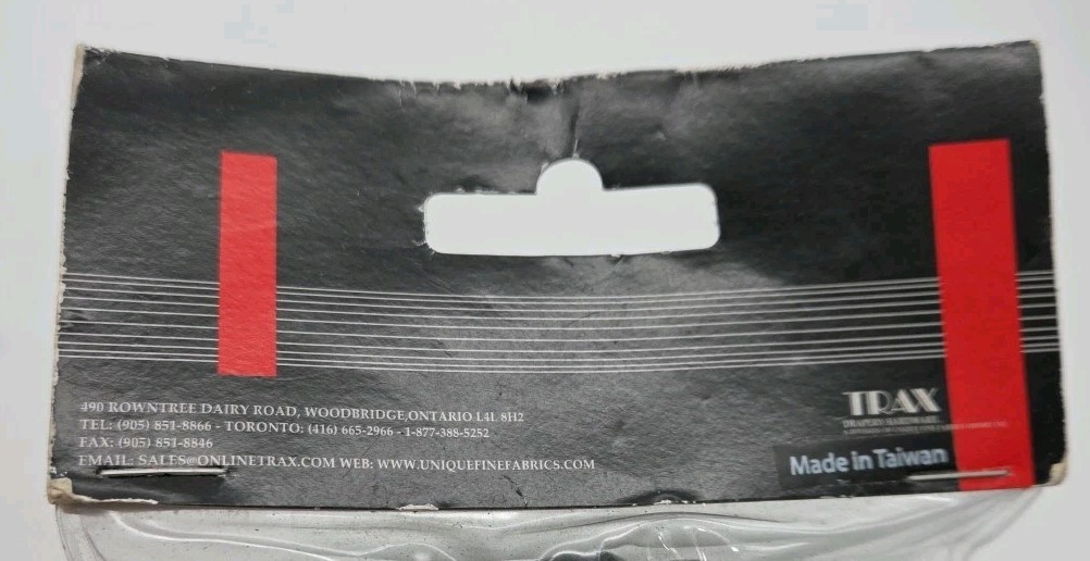 TRAX Drapery Decorative Rings Black URG BL Inside 1.5″ Outside 1.97″ 10 Pack