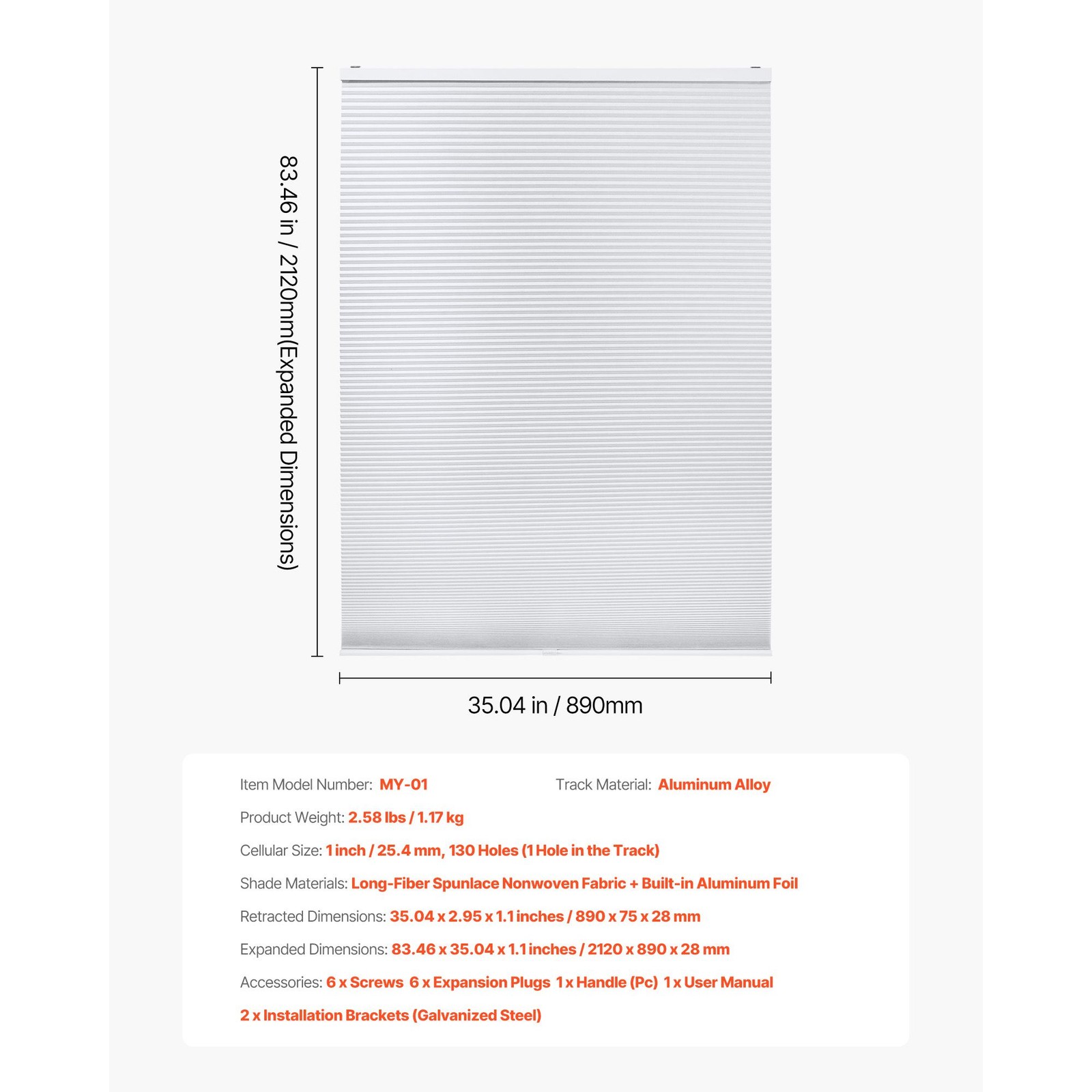 Cordless Blackout Cellular Shades Thermal Insulation