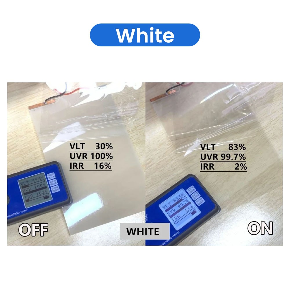 Intelligent Car Window Smart Dimming Film Switchable Glass Film Water Resistant