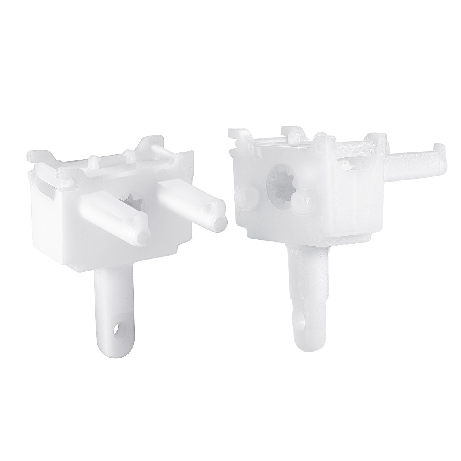 2 Pcs Vertical Blind Replacement Parts Wand Control White