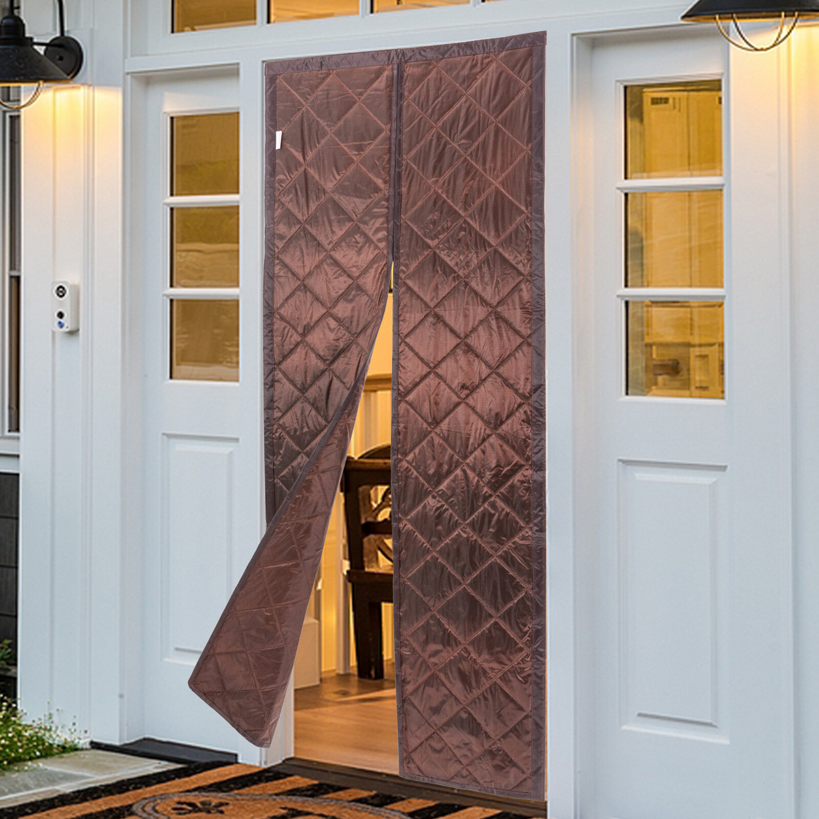 Magnetic Thermal Insulated Door Curtain Insulated Door Curtain Waterproof PVC
