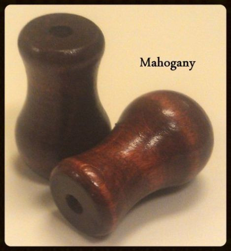 Window Blind Wood Cord Tassels/knobs Cord – (Mahogany)