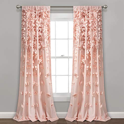 Riley Light Filtering Window 54″W x 84″L (Pack of 1) Blush Window Panel