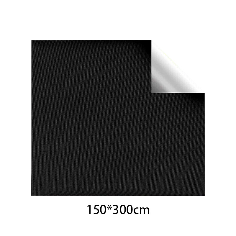 Portable Blackout Blind Window Thermal Insulated Curtains Stick On UV Proof 1M